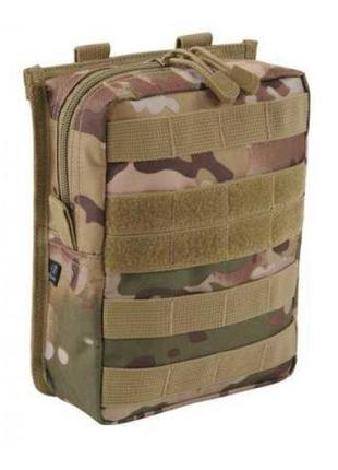 Сумка подсумок brandit molle pouch cross 21 x 17 x 7 см мультикам (8045-161)1 фото