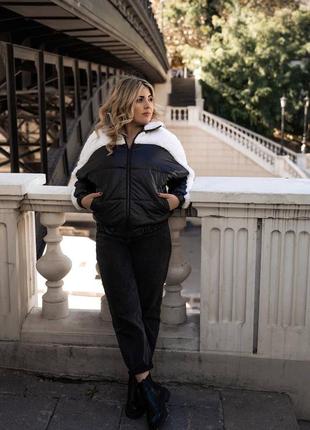 Куртка (капучино, черный, мята, хаки.)🥰