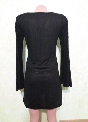 Платье мини с рукавами плиссе) акция: 3-я вещь в подарок3 фото