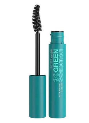 Тушь для ресниц maybelline new york 36h green edition mega mousse mascara
