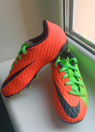 Футбольние бутси nike hypervenom phelon iii fg р.31 уст. 19.5 см.1 фото