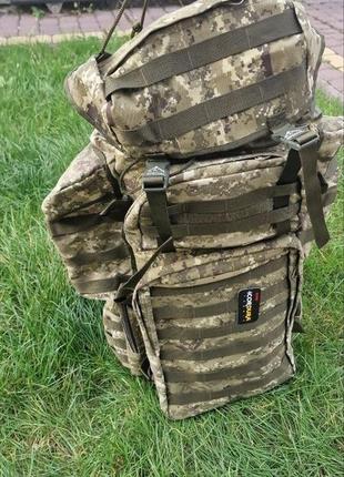 Тактический военный рюкзак cordura mude 120l пиксель3 фото