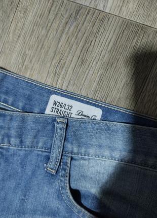 Мужские светло-синие джинсы / denim co / штаны / брюки / мужская одежда / чоловічий одяг2 фото