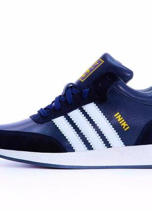 Мужские кроссовки зимние адидас adidas iniki mid winter, мужественные зимние кроссовки адидас