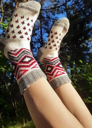 Жіночі шкарпетки з меріносової шерсті,  теплі шкарпетки на зиму, парні шкарпетки