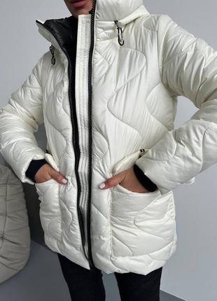 Зимова стьогана куртка модель:2029