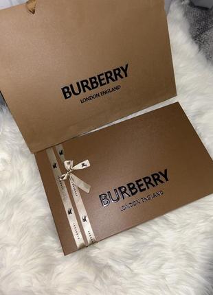 Шарф burberry новый классический в клетку длинный в коробке кашемир шелк2 фото