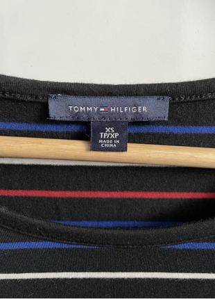 Лонгслив tommy hilfiger в полоску5 фото