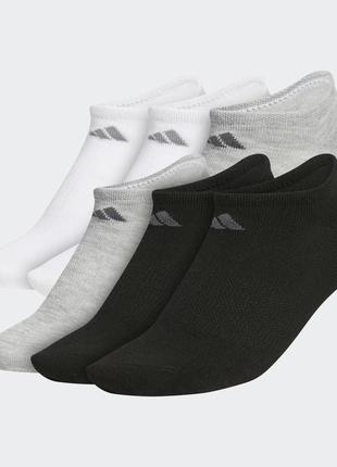 Женские носки adidas superlite no-show socks 6 pairs спортивные оригинал носки