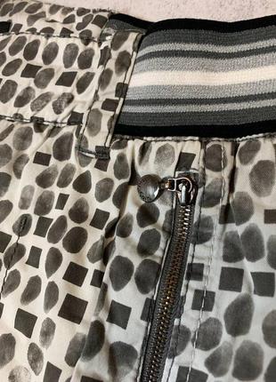 Marc cain женские леопардовые брюки брюки в горошек2 фото