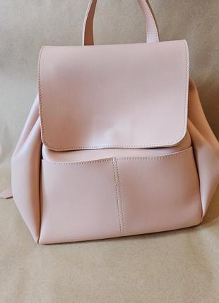 Рюкзак з "всі свої" бренд anna sun пудрового кольору1 фото