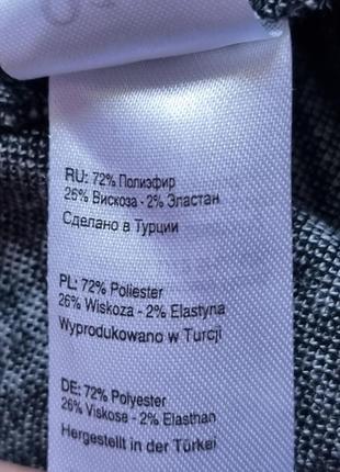 Модні брендові сірі віскозні теплі дитячі легінси лосини в клітинку на дівчинку 9 років гусяча лапка new look5 фото