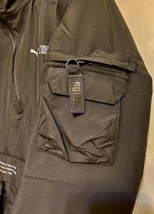 Мужская куртка анорак puma x first mile hooded utility jacket5 фото