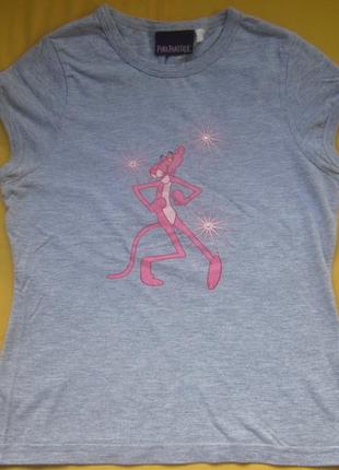 Фирменная футболка с рисунком и камнями