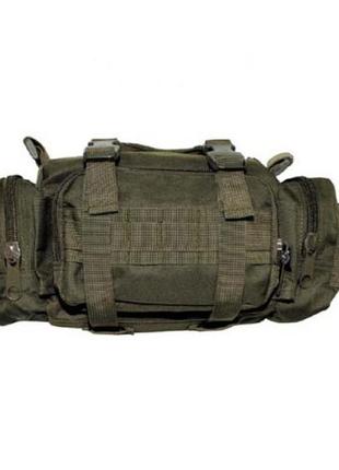 Сумка на пояс  mfh buttpack 3л 225 х 65 х 160 мм олива (30703b)