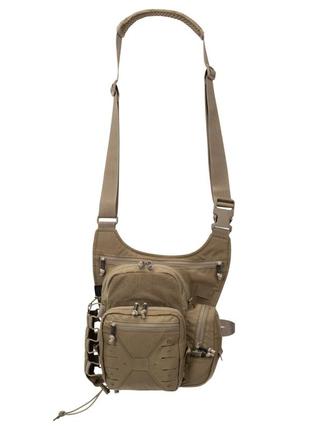 Сумка через плечо helikon edc side bag adaptive 11л 30 x 28 x 13 см brown (tb-ppk-cd-12) h