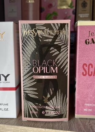 Женские духи dkny &lt;unk&gt; black opium &lt;unk&gt; scandal 40 ml1 фото