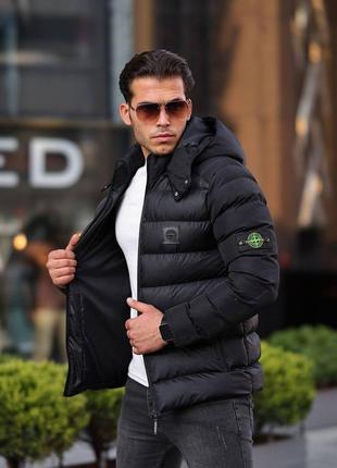 Зимова чоловіча куртка stone island // пуховик стон айленд