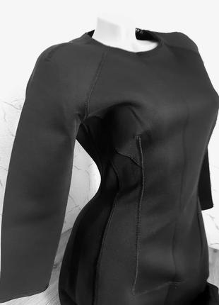 Платье миди чёрное футляр 46 р2 фото
