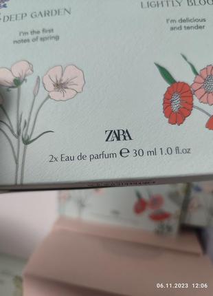 Zara lightly bloom + deep garden женские духи zara4 фото
