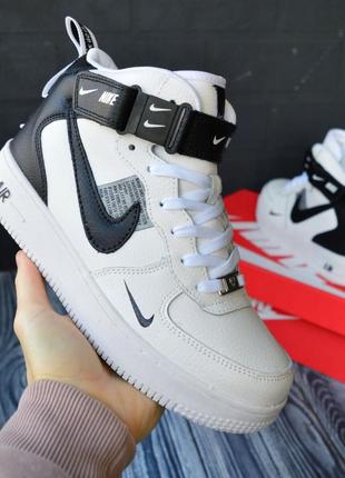 Зимние кроссовки с мехом nike air force 1 mid winter