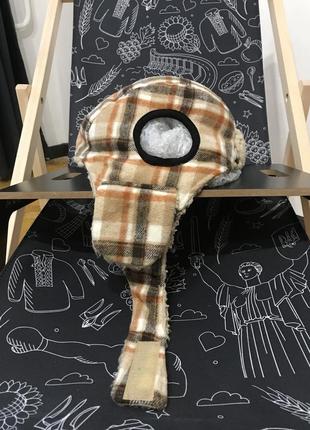 Шапка burberry на мальчика 3-5 лет шерсть полиэстер wool polyester 65 35