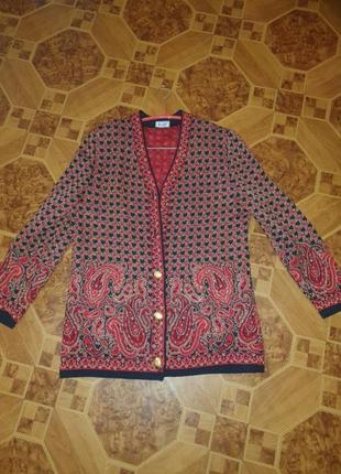 Итальянская кофта пиджак шерсть с шелком10 фото