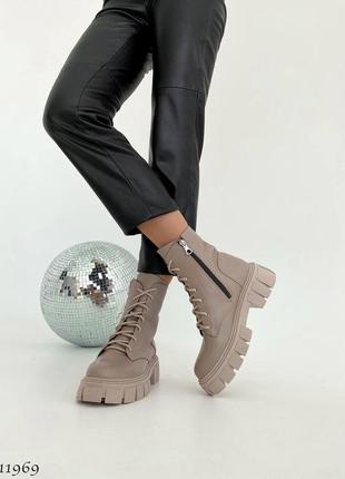Женские кожаные ботинки4 фото