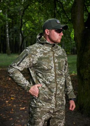 Костюм soft shell combat tactical пиксель всу6 фото