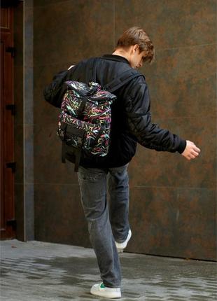 Рюкзак рол sambag rolltop double принт "abstract" 24330707m3 фото