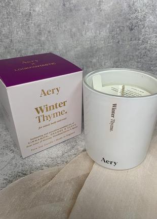 Свічка ароматизована з зимовим чебрецем aery winter thyme