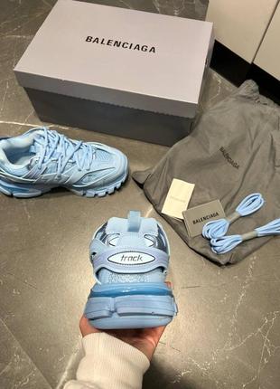 Кроссовки balenciaga track blue3 фото