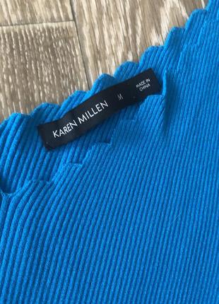 Кофтинка в рубчик преміум бренду karen millen 3