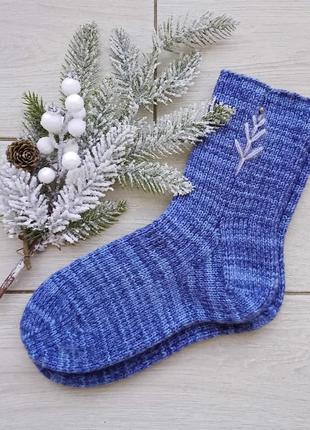 Комплект вязаных носков в подарок (р.36-37, 39-40)2 фото