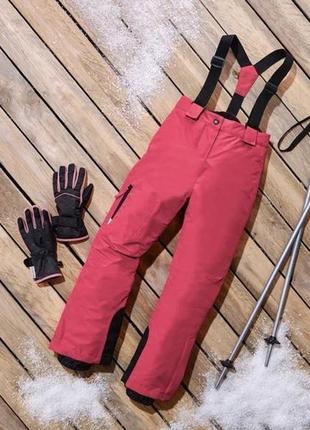 Лыжные штаны брюки  146\152 зимние термо1 фото