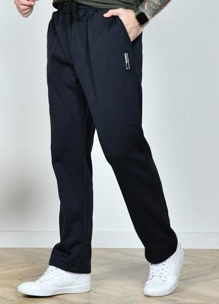 Теплі чоловічі, прямі спортивні штани, 48-66 розмірів. 17636682 фото