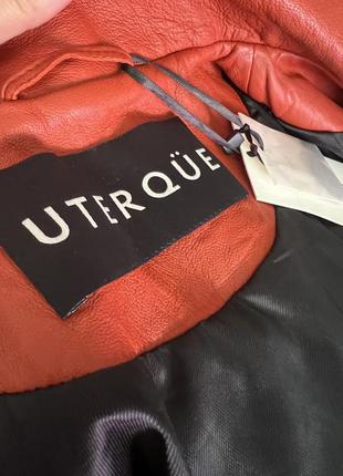 Кожаный тренч uterque оригинал6 фото