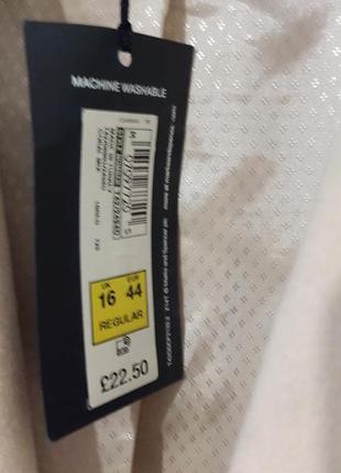 Новое с биркой осеннее пальто marks & spencer р. 48-50, бежевого цвета.5 фото