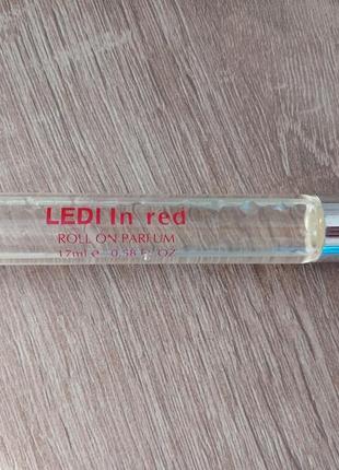 Масляный роликовый парфюм духи ledi in red