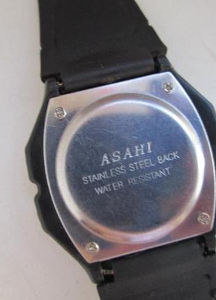 Часы наручные "asahi" на ходу. электроника. унисекс4 фото