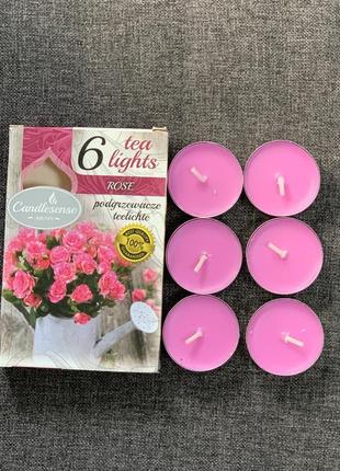 Ароматическая свеча-таблетка candlesense, 6 шт1 фото