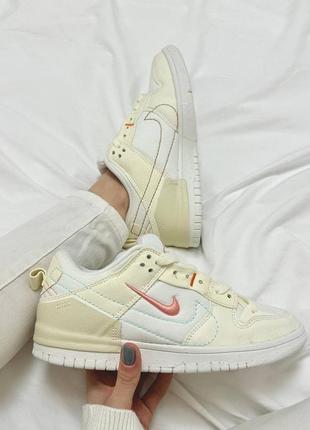 Nike dunk low disrupt 2 pale ivory4 фото