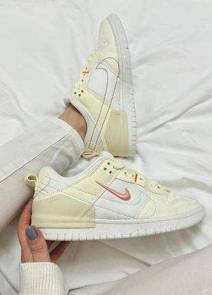 Nike dunk low disrupt 2 pale ivory6 фото