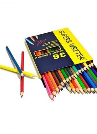 Набір кольорових олівців marco superb writer 4100-36cb 36 кольорів