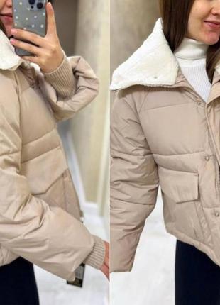 Жіноча осіння коротка куртка,зимняя тёплая куртка,зимова коротка тепла стьобана стьогана балонова куртка