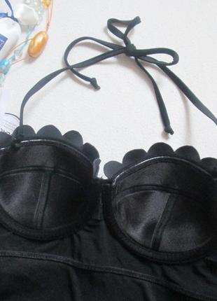 Шикарный черный слитный купальник asos 🌺🌴🌺6 фото