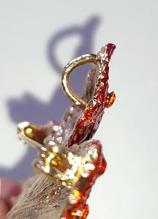 Кленовий листок брошка осінній листочок велика кулон підвіска8 фото