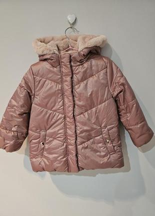 Демисезонная куртка next для девочки размеры от 3 месяцев до 4 лет3 фото