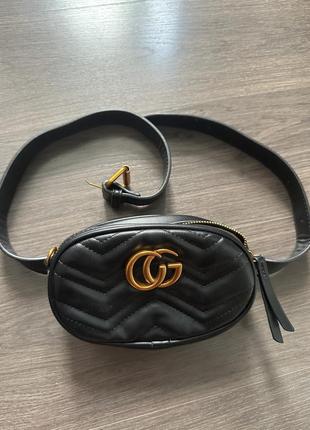 Сумка бананка в стиле gucci1 фото