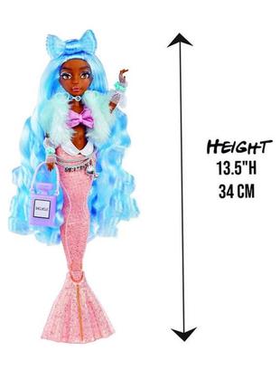Кукла русалка mermaze mermaidz shellnelle  коллекционная меняет цвет хвоста шеллнелле оригинал3 фото